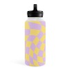 MariaMariaCreative Play Checkers Lavender Water Bottle - Society6 - 2 of 4