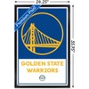 Trends International NBA Golden State Warriors - Logo 21 Framed Wall Poster Prints - 3 of 4