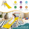 Safstar 3-in-1 Wooden Climbing Triangle Set  Triangle Climber w/ Ramp Multi-color - 4 of 4