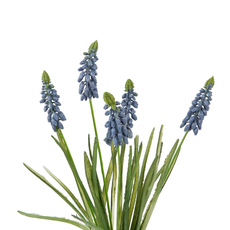 Allstate Floral 12.5" Blue Muscari Artificial Floral Spray, 3 of 5