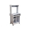 Vynxaria Multi-Functional Microwave Cart & Coffee Station with Locking Castors - 3 of 4