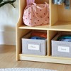 Guidecraft EdQ 2-Section Wooden Storage Locker with Bench Seat for Classroom, Kids Cubby Organizer with Shelves and Hooks for Coats - 4 of 4