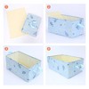 Unique Bargains Fabric Collapsible Printed Storage Bins with Handles - 3 of 4