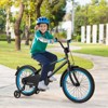 Infans 18" Kids Bike w/Adjustable Saddle Handlebar Removable Training Wheels Handbrake - 4 of 4