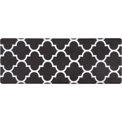 Lannister Anti-fatigue Comfort Long Floor Mat Black - Brewster : Target