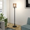 Hudson and Canal 68.75" Tall Floor Lamp with Glass Shade - 4 of 4