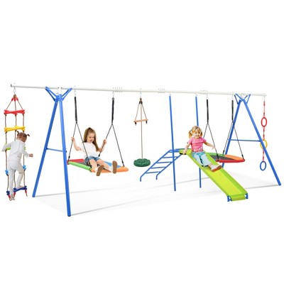 Dexmalle Toddle Outdoor Swing and Slide Set