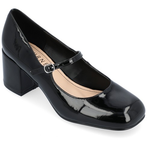 NONETHELESS 3-Strap Mary Jane Mid Heel_Black by W Concept