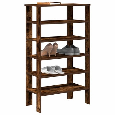 CLIHOME 6-Tier Shoe Rack, Freestanding Shoe Storage Organizer Holds up to 12 Pairs of Shoes