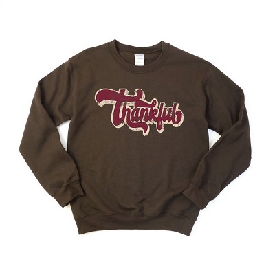 Simply Sage Market Women's Graphic Sweatshirt Thankful Retro