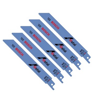 Bosch 5 Pack of Genuine 6" 14 TPI Bi-Metal Reciprocating Saw Blades - RM614-5PK - 1 of 3