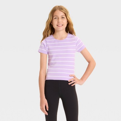 Girls' Seamless Crop T-Shirt - All In Motion™