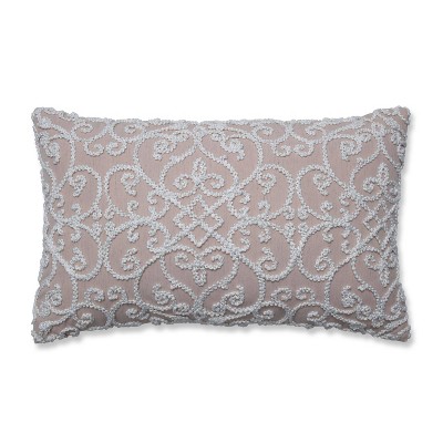 Serafina Dusty Rose Lumbar Throw Pillow - Pillow Perfect