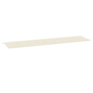 vidaXL Outdoor Garden Bench Cushion in Cream - 78.7"x19.7"x1.2" – Comfortable and Stylish - Made of Durable Oxford Fabric - 1 of 4