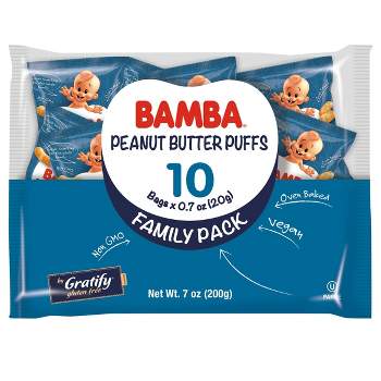 Osem Bamba Peanut Butter Baby Puffs Family Pack - 7oz/10ct