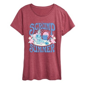 Women's - Lilo and Stitch - Scrump Summer Short Sleeve Graphic T-Shirt - 1 of 4