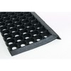 HomeRoots 10" X 30" Black Rubber Outdoor Door Mat - 4 of 4