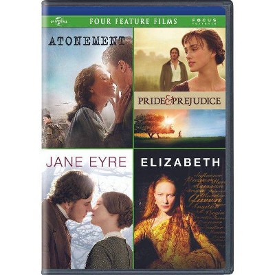 Atonement/Pride and Prejudice/Jane Eyre/Elizabeth (DVD)