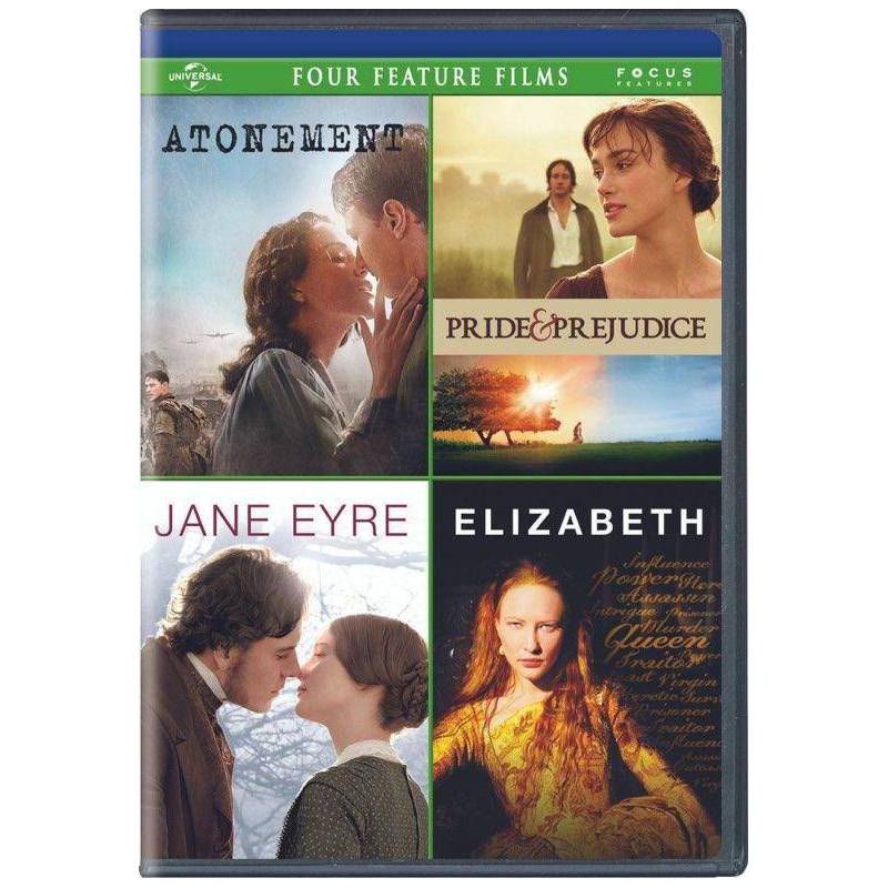 Atonement/Pride and Prejudice/Jane Eyre/Elizabeth (DVD), 1 of 2