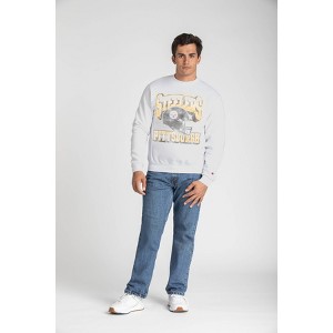 NFL Pittsburgh Steelers Men's Champion White Crew Neck Fleece Sweatshirt - 1 of 4