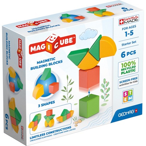 Geomag Magicubes Shapes Recycled 6 Pieces Target