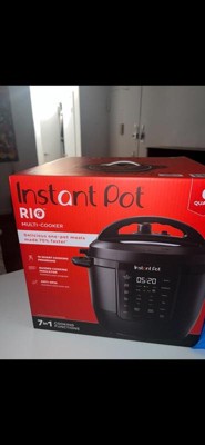 Instant Pot Rio 6qt 7-in-1 Electric Pressure Cooker & Multi-cooker : Target