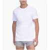 2(X)IST Men's White Color 100% Cotton Essential Cotton Crewneck T-Shirt 3-Pack - 2 of 3