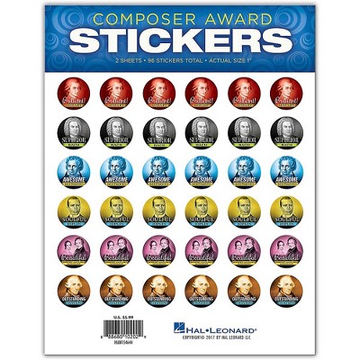 Hal Leonard Composer Award Stickers