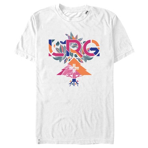 Men's LRG Floral Logo T-Shirt - White - 2X Large