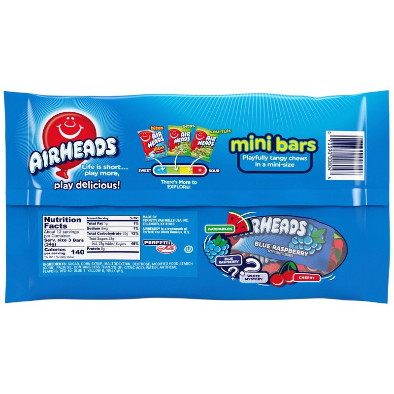 Airheads Assorted Mini Candy Bars - 14oz, 3 of 7