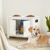 VEVOR Pet Feeding Station with 2 Stainless Steel Bowls, Elevated Dog Bowls with Storage, Dog Food Storage and Feeder Station with Storage Cabinet - 2 of 4