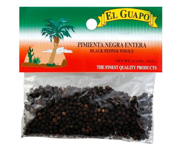 El Guapo® Whole Black Pepper (Pimienta Negra Entera)