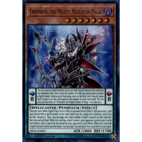 Yugioh Structure Deck Order Of The Spellcasters Ultra Rare Endymion The Mighty Master Of Magic Sr08 En001 Target