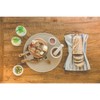 Toscana Ratatouille Acacia Brie Cheese Cutting Charcuterie Board and Tools Set - 2 of 4