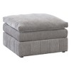 Royal Hampton 33 Inch Modular Ottoman, Three Layer Plush Cushioned Seat, Gray - 2 of 4