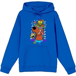 Scooby-Doo Dog With Shades Adult Long Sleeve Hoodie - 1 of 2