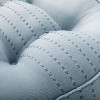 52"x24"x6" Rib Stripe Woven Chambray French-Style Indoor/Outdoor Floor Cushion Blue - Hearth & Hand™ with Magnolia - 3 of 4