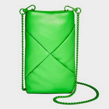 Crocodile Print Refined Crossbody Bag - A New Day™ Green : Target