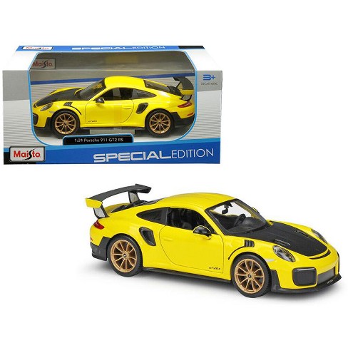 Porsche 911 GT2RS Yellow 1/64 Scale DieCast Model Car Limited Edition New in Box