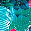 pink green floral