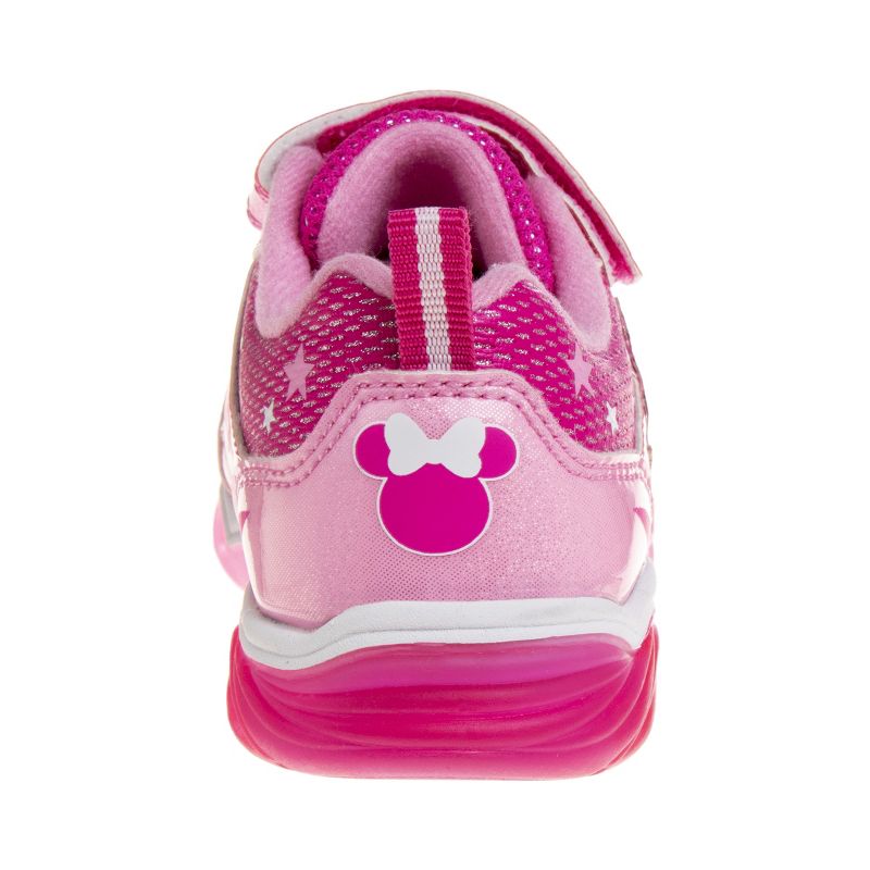 Disney Minnie Mouse Toddler Girls' Sneakers w/ 4 White Lights, 3 of 8