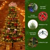 YARDSIGHT 7.5 ft. Pre-Lit Artificial Christmas Tree with 500 LED Lights, 10 Lighting Modes, 3398 Branch Tips, and Durable Metal Stand - 4 of 4