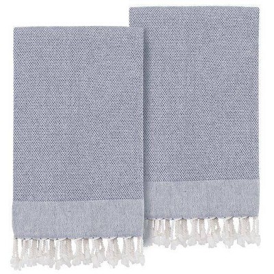 Set of 2 Fun in Paradise Pestemal Hand/Guest Towels - Linum Home Textiles