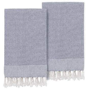 Set of 2 Fun in Paradise Pestemal Hand/Guest Towels - Linum Home Textiles