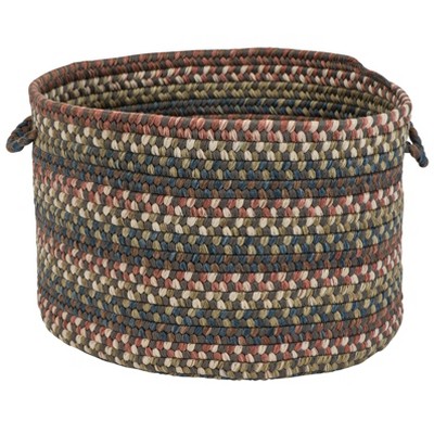 Colonial Mills Cedar Cove Basket, 18" x 18" x 12", Gray