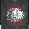 Men's - Disney Villains - Doing Damage Cruella Graphic Fleece Sweatshirt - 2 of 4