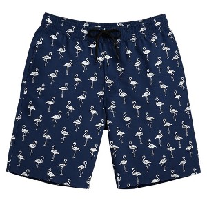 Mens Quick-Dry Swim Shorts Bathing Suits - 1 of 4