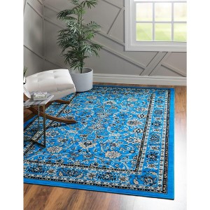 Unique Loom Sialk Hill Washington Floral Indoor Woven Area Rug - 1 of 4