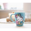 Silver Buffalo Sanrio Hello Kitty Pastel on Rainbow Wide Rim Ceramic Mug | Holds 16 Ounces - 3 of 4