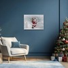 Lumabase Battery Operated Lighted Wall Art with Remote Control Snowy Santa - 4 of 4